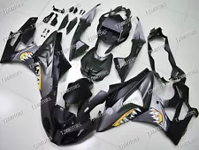 For BMW S1000RR 09-14 Matt Black Grey Shark ABS Injection Bodywork Fairing Kit (For: 2014 BMW S1000RR)