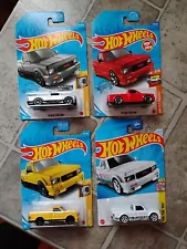 4 Hot Wheels '91 GMC Syclone HW Turbo, Zamac, Hot trucks, The '90s New