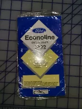 1992 Ford Econoline Owners Manual NOS