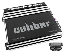 Power Acoustik RE1-1500D 1500 Watt Mono Amplifier Car Audio Amp