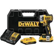 DEWALT DCF888D2 20V MAX XR 2.0 Ah Brushless Tool Connect 1/4" Impact Driver New