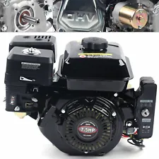 USED!!! Electric Start 7HP Go Kart Log Splitter Gas Power Engine Motor 212CC