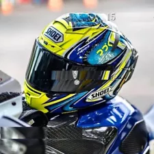 SHOEI X-14 Helmet 74 Yellow Kato Daijiro TC-3 X-Fourteen X-Spirit III Full Face