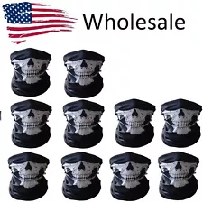 Wholesale lot Ghost Biker Skull Hood Face Mask Motorcycle Ski Balaclava Sport