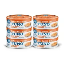 Loma Linda Tuno - Thai Sweet Chili (5oz 6 Pack) Fishless Tuna - Plant Based