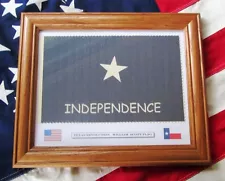 Framed Texas Flag of Independence.... William Scott