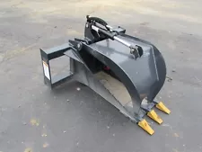 NEW WOLVERINE STUMP BUCKET GRAPPLE ATTACHMENT W/ TEETH FOR SKID STEER LOADER