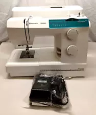 VGC Husqvarna Viking Emerald 116 Sewing Machine w Cover-Tested and Working