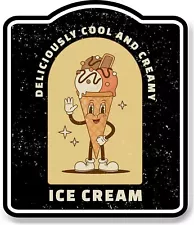 vintage ice cream signs for sale