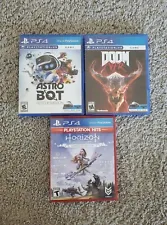 ASTRO BOT Rescue Mission Doom VR Horizon Zero PlayStation 4 ps4 ps5 Game Lot