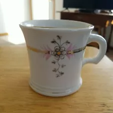 Antique Pat Sep 20 1870 Shaving Mug Marked Excelsior With Floral Design