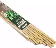 Bamboo Stakes for Plants, Natural Bamboo Plants Stakes 5 Feet, Garden Stakes for