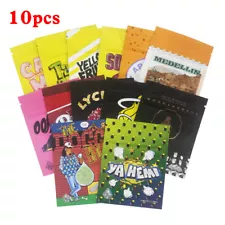 10Pcs Grip Seal Bags Small Resealable Polythene Plastic Zip Lock Bag Baggies UK