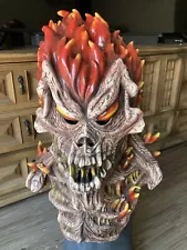 Inferno Skull Mask - ILLUSIONS Rubies Costumes - Ghost rider Style - Flame Skull