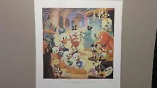 Carl Barks 376/500 Lithograph Which Disney Theme Park is this? Idea Sketch