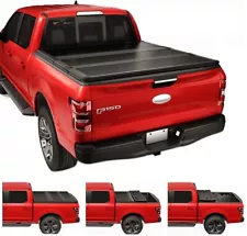 Hard Fold Truck Bed Tonneau Cover For 2009-2024 Dodge Ram 1500 Classic New Used