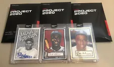 Topps Project 2020 ⚾️ Jackie Robinson Brooklyn Dodgers ⚾️3 Card Lot #79 98 194