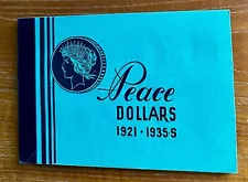 Meghrig album for Peace dollars