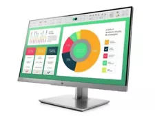 HP EliteDisplay E233 23" Monitor Silver 1FH46A8 1920 x 1080 New