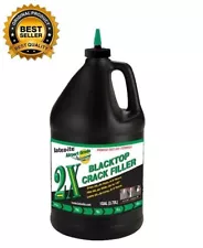 New 1GAL Blacktop Crack Filler, Asphalt Repair Sealant Patch Fast Dry 2X Premium