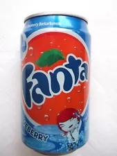 FANTA BLUEBERRY 2010 INDONESIA empty can 330ml top opened