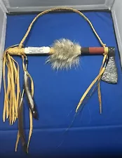 vintage native American navajo tomahawk 14” Long