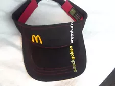 McDonald's Visor snackgolden premium green black snack golden yellow red C8