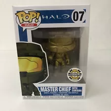 Funko Pop Halo Master Chief With Cortana Vinyl Figure 07 Gold Outpost Discovery