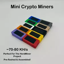 Mini Crypto Miner (NerdMiner Project)