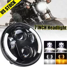 For Kawasaki VN Vulcan 500 750 800 900 1500 DOT 7" INCH LED Headlight Projector