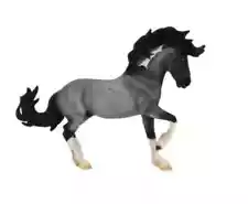 2024 BreyerFest Breyer Pre-sale Blue Zeus, Roan Mustang Stallion LE Fireheart