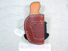 PADDLE LEATHER HOLSTER FOR S&W 5906 - 4 INCH - RH.