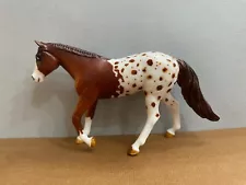 Breyer Stablemate Custom Chestnut Blanket Appy on the Loping Quarter Horse mold!