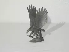 Lance Fine Pewter Eagle Statue 1610/5000 USA 7" H by H.Wilson