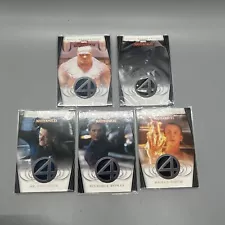 Marvel Masterpiece 2008 Fantastic Four Costume Chase Card set