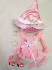 Bella Parker Rainbow High Vision Costume Ball Doll Outfit Pink Witch Hat Dress