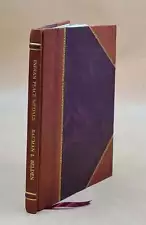 Indian Peace Medals Issued In The United States 1927 [Leather Bound]