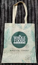 Whole Foods Market Reusable Bag Kailua Oahu Hawaii Floral Shopping Tote