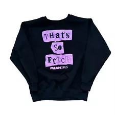 Mean Girls That's So Fetch Burn Book Graphic Fleece crewneck Sweatshirt