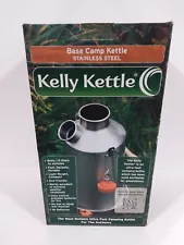 KELLY KETTLE BASE CAMP KETTLE 1.5 Liter Stainless Steel NEW