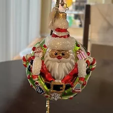 Christopher Radko Christmas Glass Ornaments “ Candy For All “ With Tag