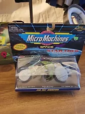 STAR TREK GENERATION 3 MICRO MACHINES w/Box Galoob Enterprise Klingon Bird