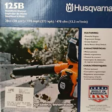 Husqvarna 125B 28cc 2-Cycle Hand-Held Leaf Blower powerful and reliable USED 2X