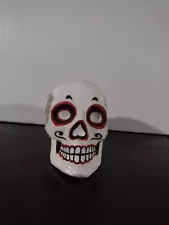 Day of the dead paper mache skull