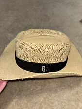 Signatures Men’s Golf Panama Style Hat Straw Type Lg/xl