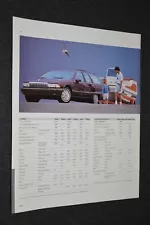 1991 CHEVY CAPRICE CLASSIC WAGON ORIGINAL DEALER SALES BINDER INSERT PRINT AD 91 (For: Chevrolet Caprice)