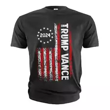 Trump Vance Shirt Election 2024 Shirt USA Flag Patriotic Shirt JD Vance Shirt