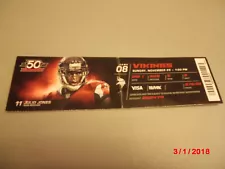 Minnesota Vikings vs. Atlanta Falcons November 29,2015 Game Ticket Stub