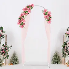 Arched Backdrop Stand Party Background Rack Metal Iron Frame Wedding Decor US