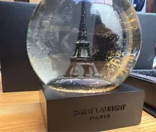 Yves Saint Laurent Novelty Snow Globe Eiffel Tower Not For Sale